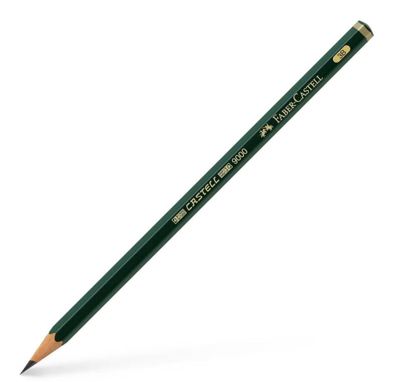 Faber-Castell Castell 9000 Graphite Pencil 3B-11713B