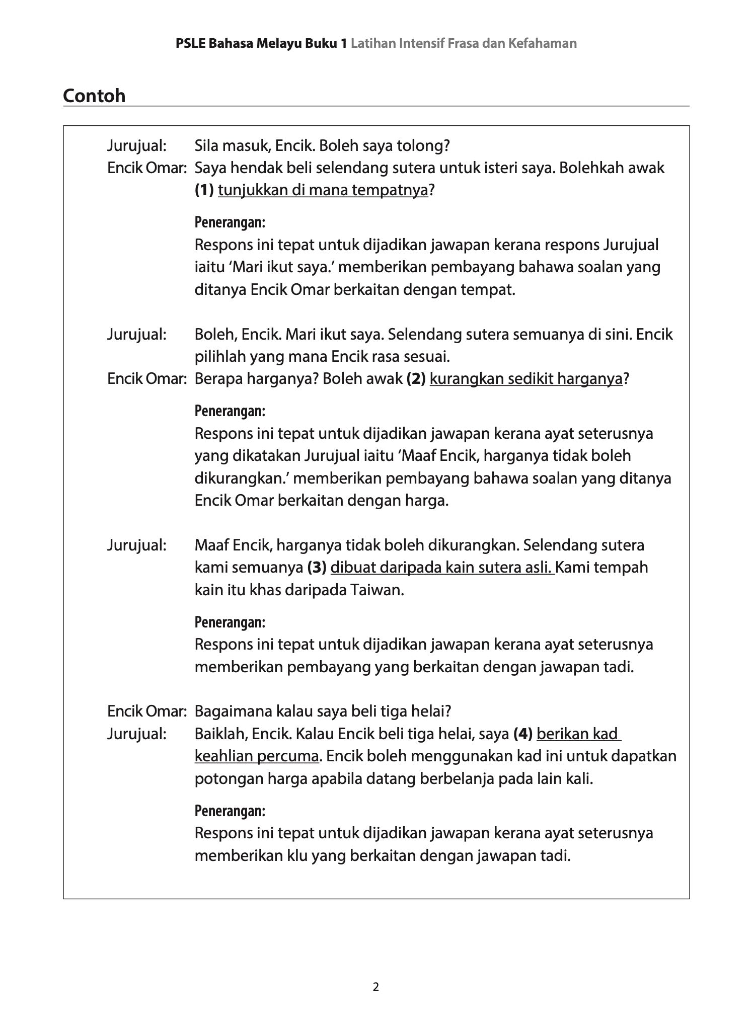 PSLE MELAYU LATIHAN INTENS FRASA BK1