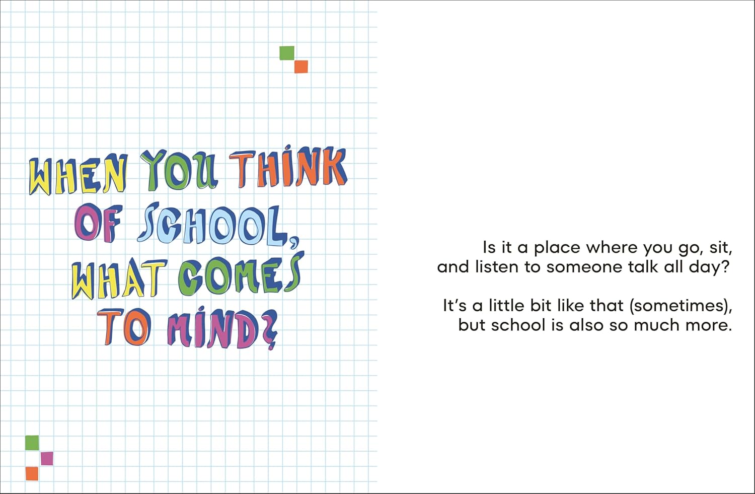 A Kids Book About School (Hardcover)
