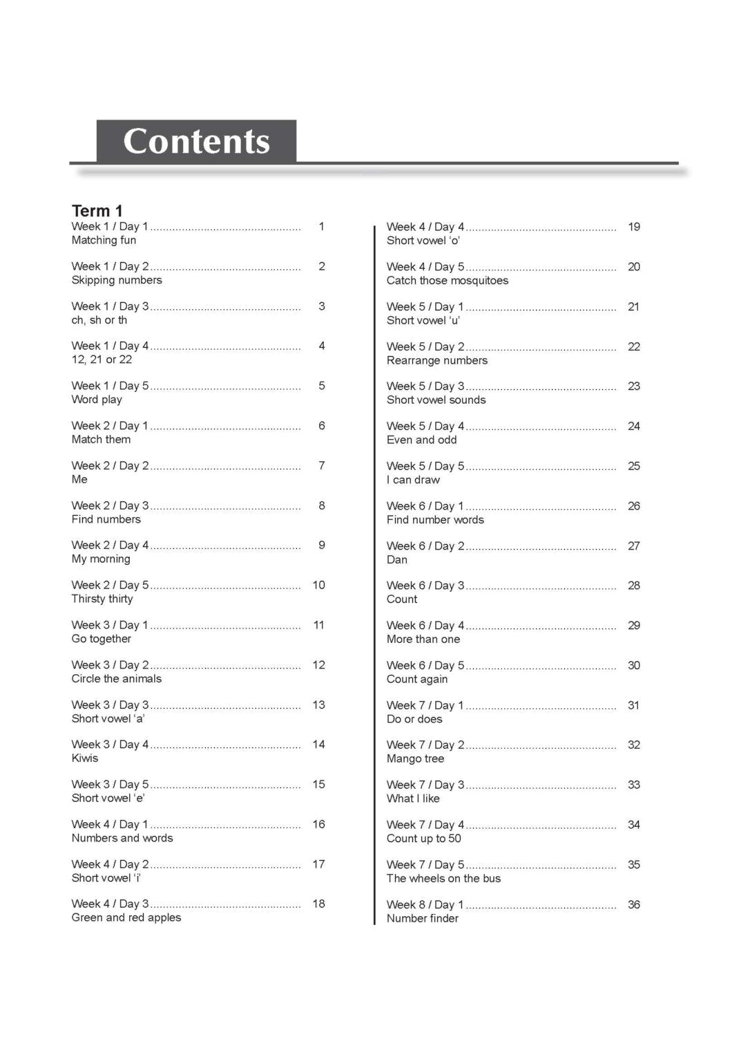 K2 Junior Daily Dose Of English And Mathematics