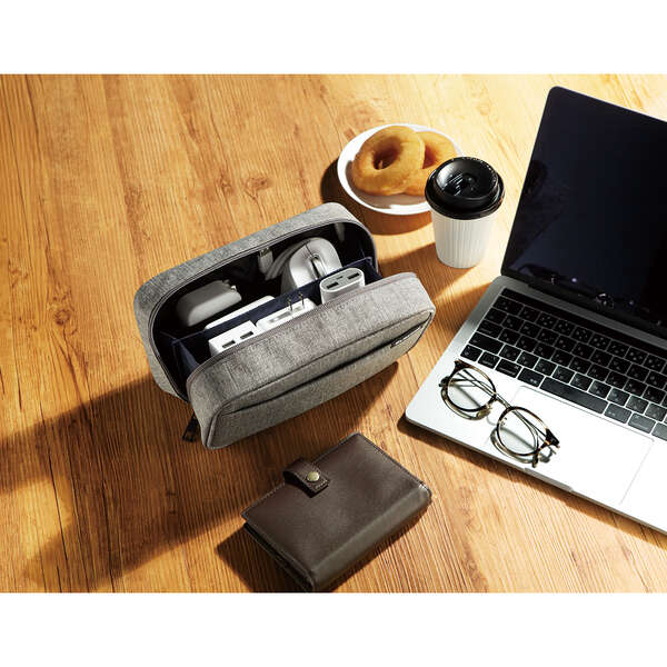 BMA-GP14 Elecom Gadget Pouch Storage Type Grey