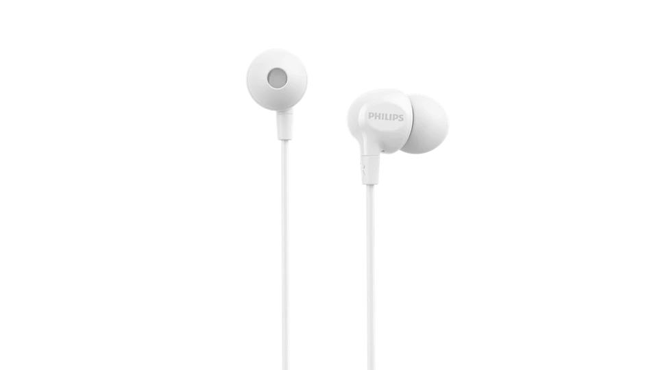 Philips In-Ear Headphones With Mic TAE2100WT/97