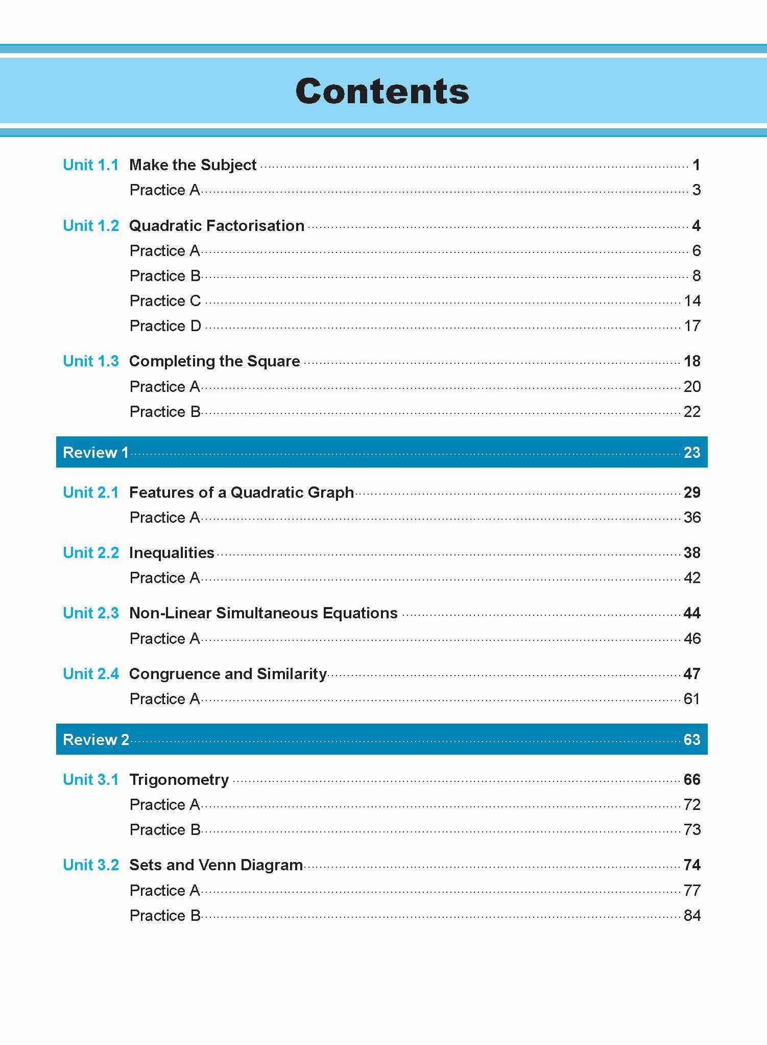 Secondary 2 Advanced Mathematics For G3 And IP Student - 2nd Edition
