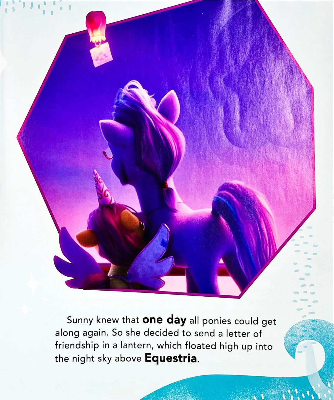 My Little Pony - Storybook with Bag Tag - Sunny
