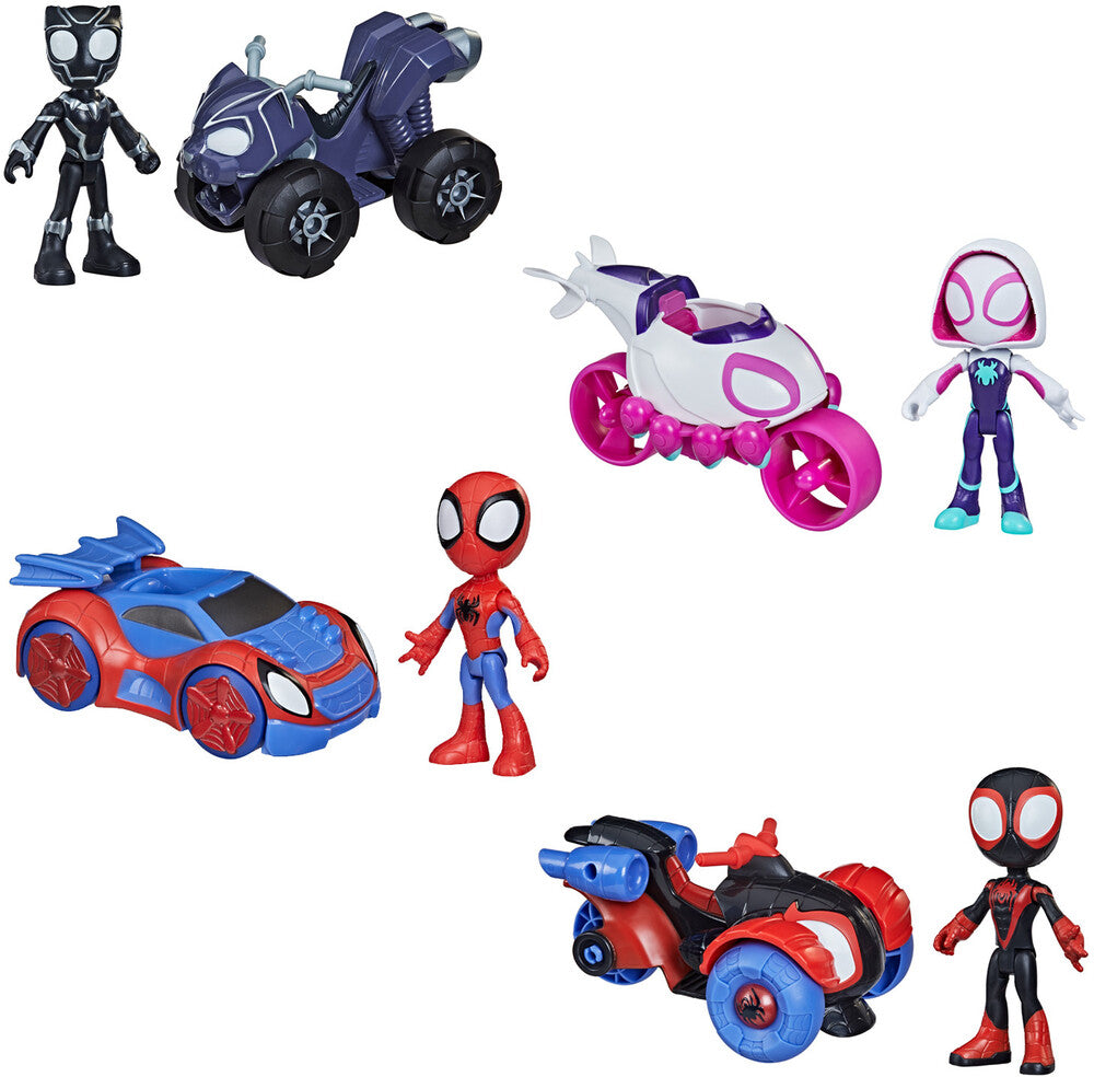 HASBRO MARVEL SPIDEY AND HIS AMAZING FRIENDS VEHICLE AND FIGURE ASSORTED