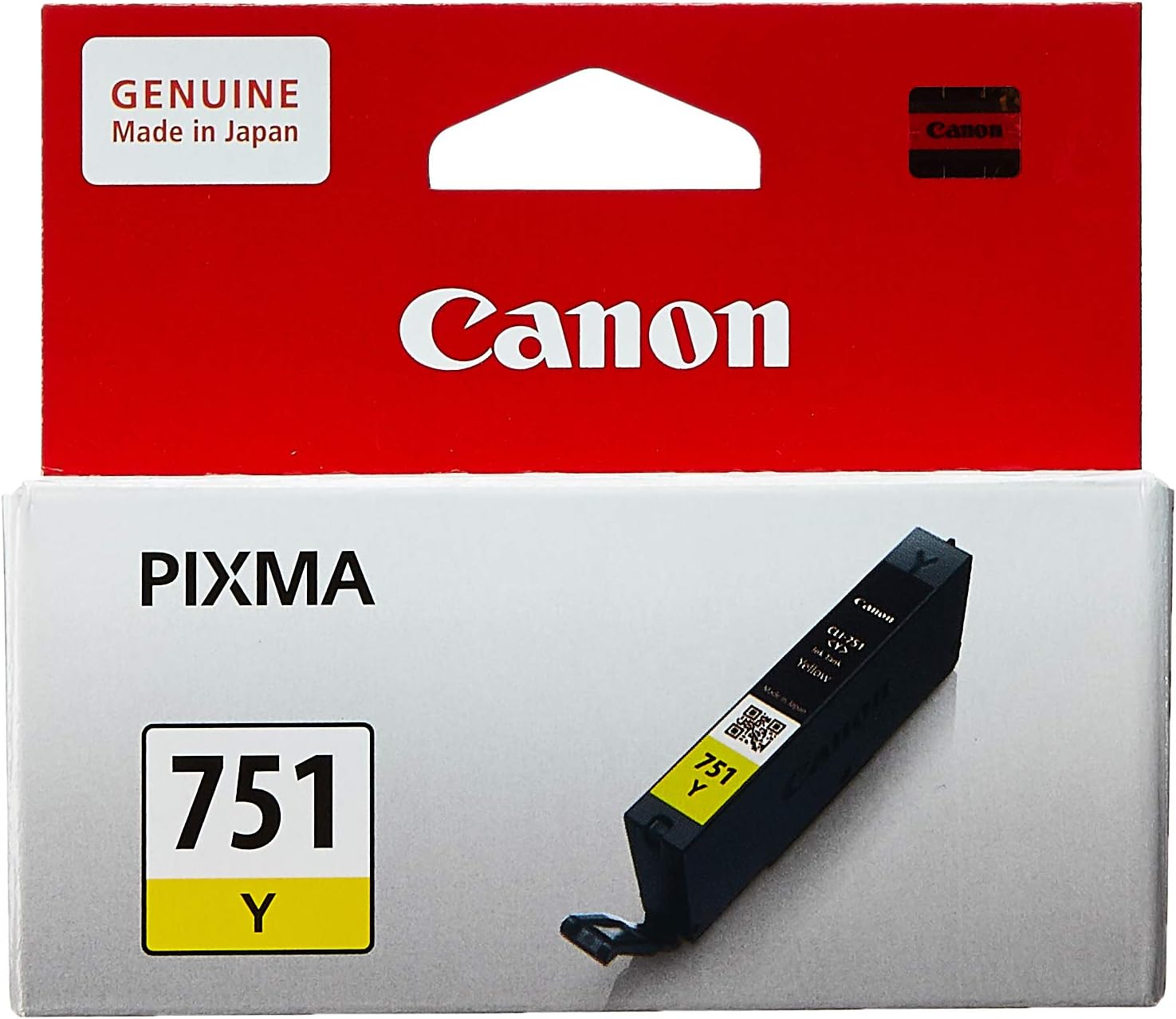 Canon CLI-751Y Original Yellow Standard Yield Ink Cartridge