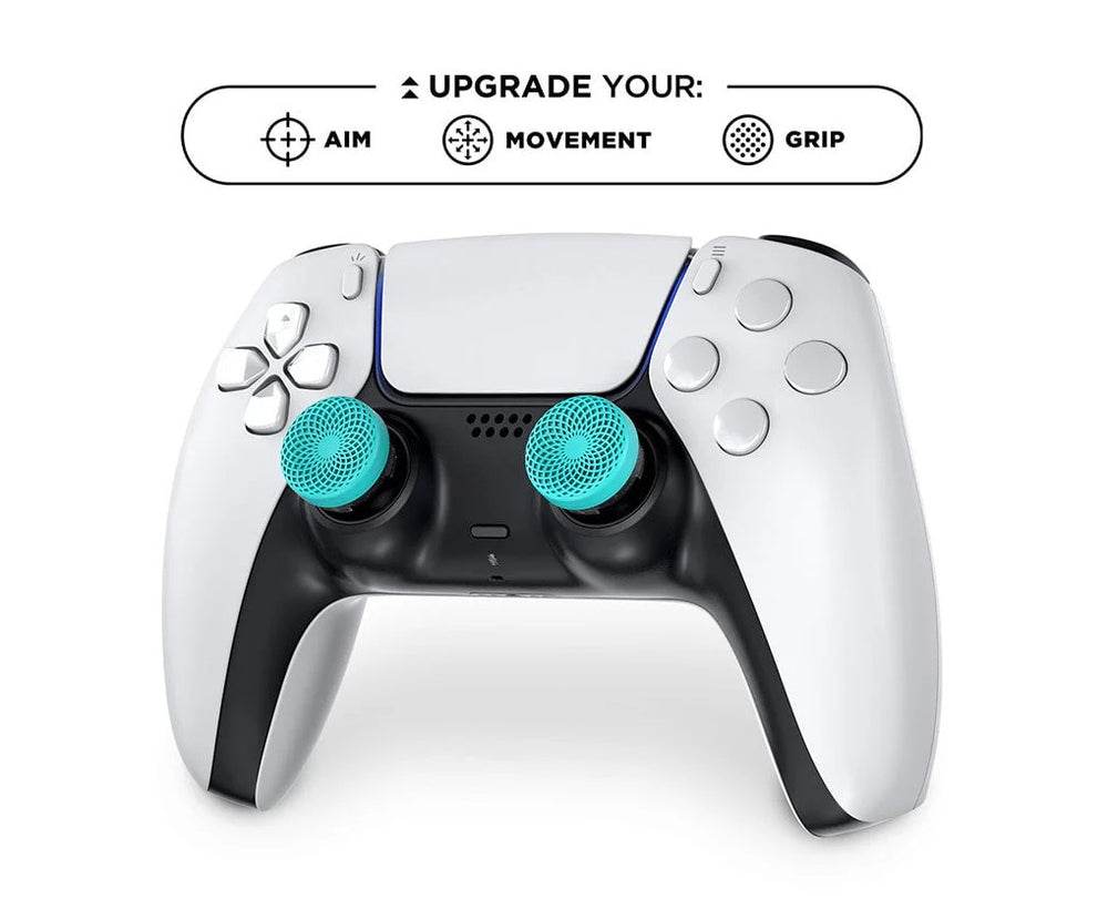 KontrolFreek Action Lotus Gaming Thumbsticks for PS5, Teal