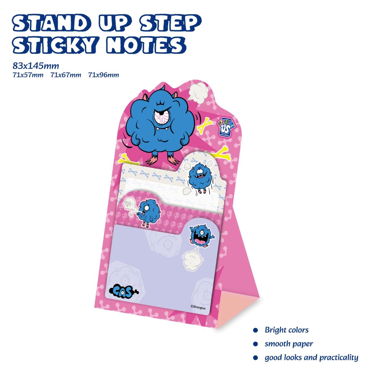 Strange Us 3-Fold Sticky Notes