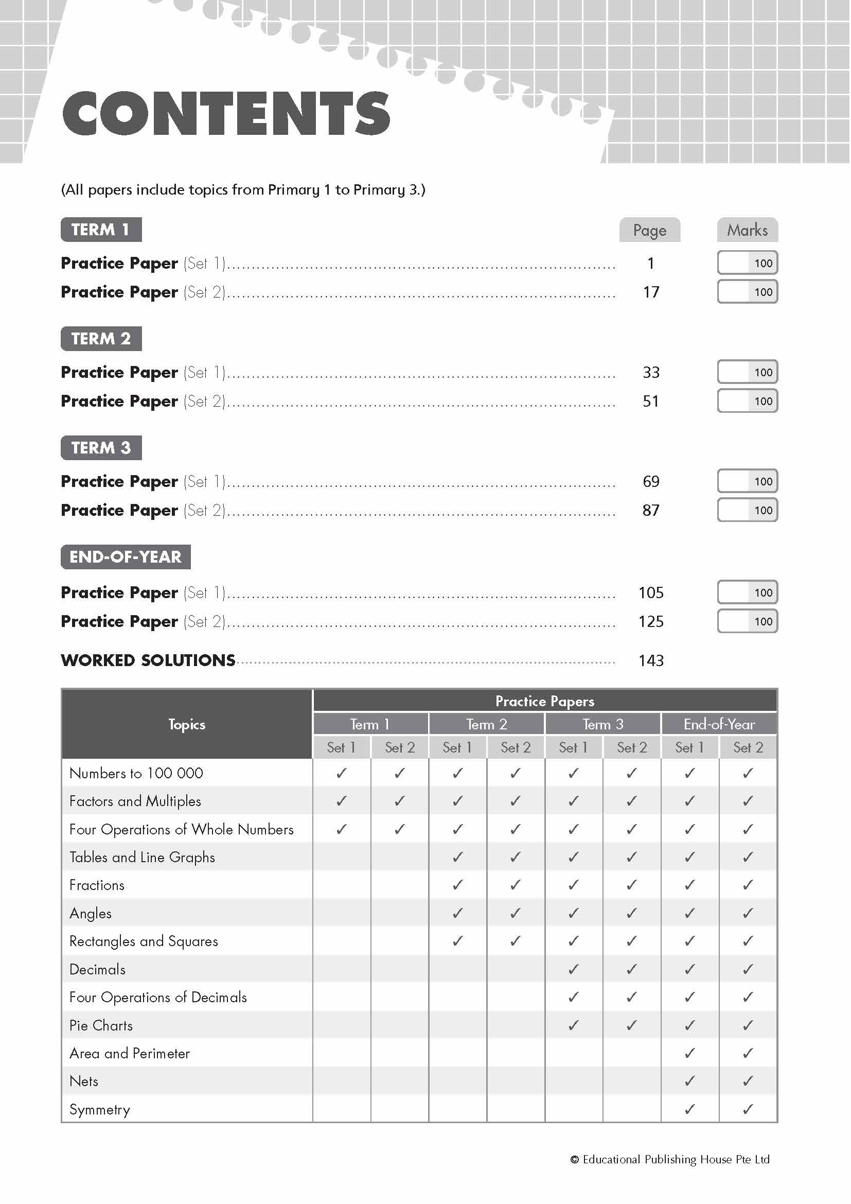 Primary 4 Top Mathematics Practice Papers (3rd Edition)