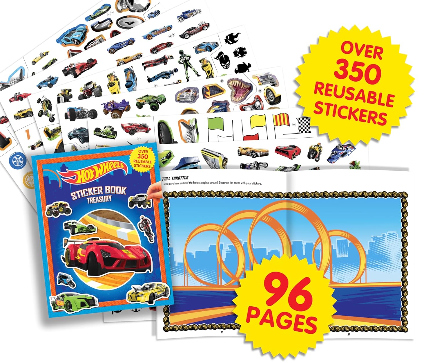 Hot Wheels Sticker Book Treasury (Paperback)