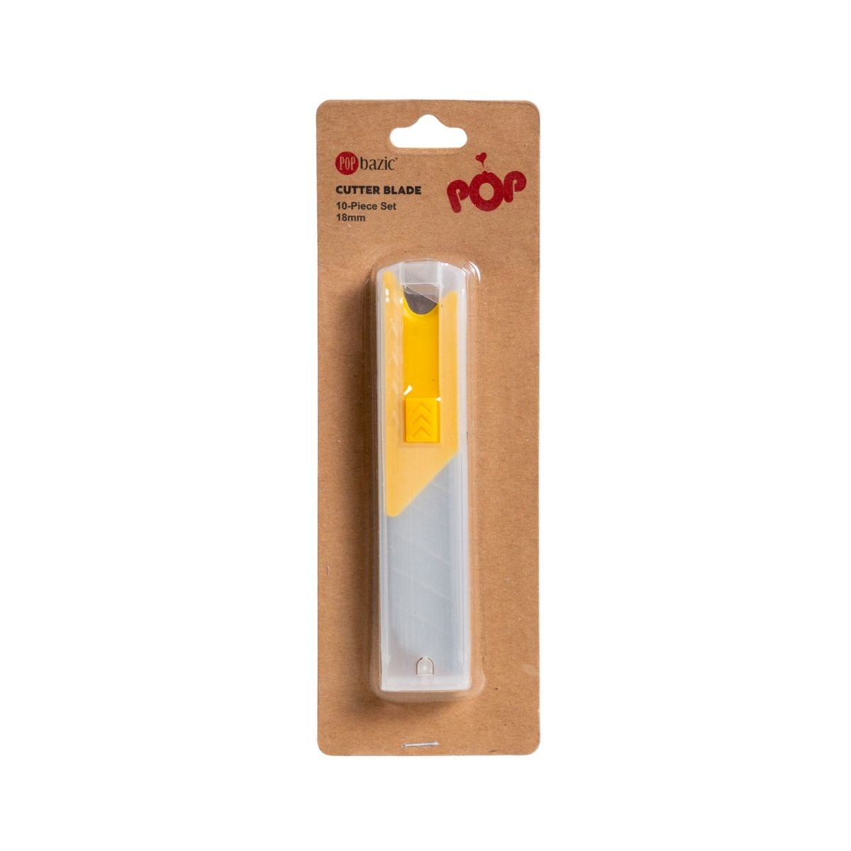 Pop Bazic 18mm Cutter Blades (10 Pieces) 