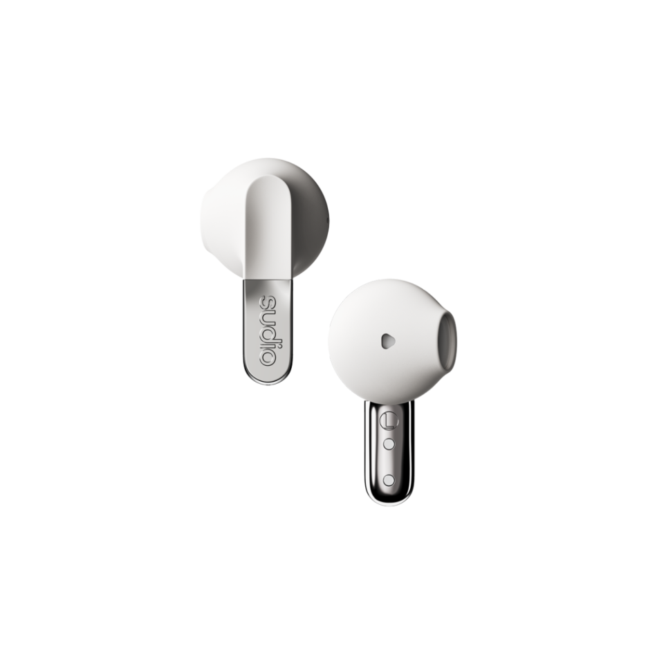 Sudio N3 True Wireless Earbuds Milky White