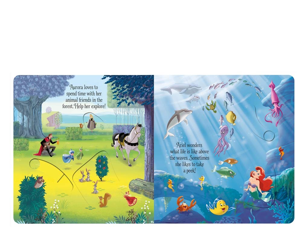 Disney Princess: Slide and Reveal (Activity Board Book)
