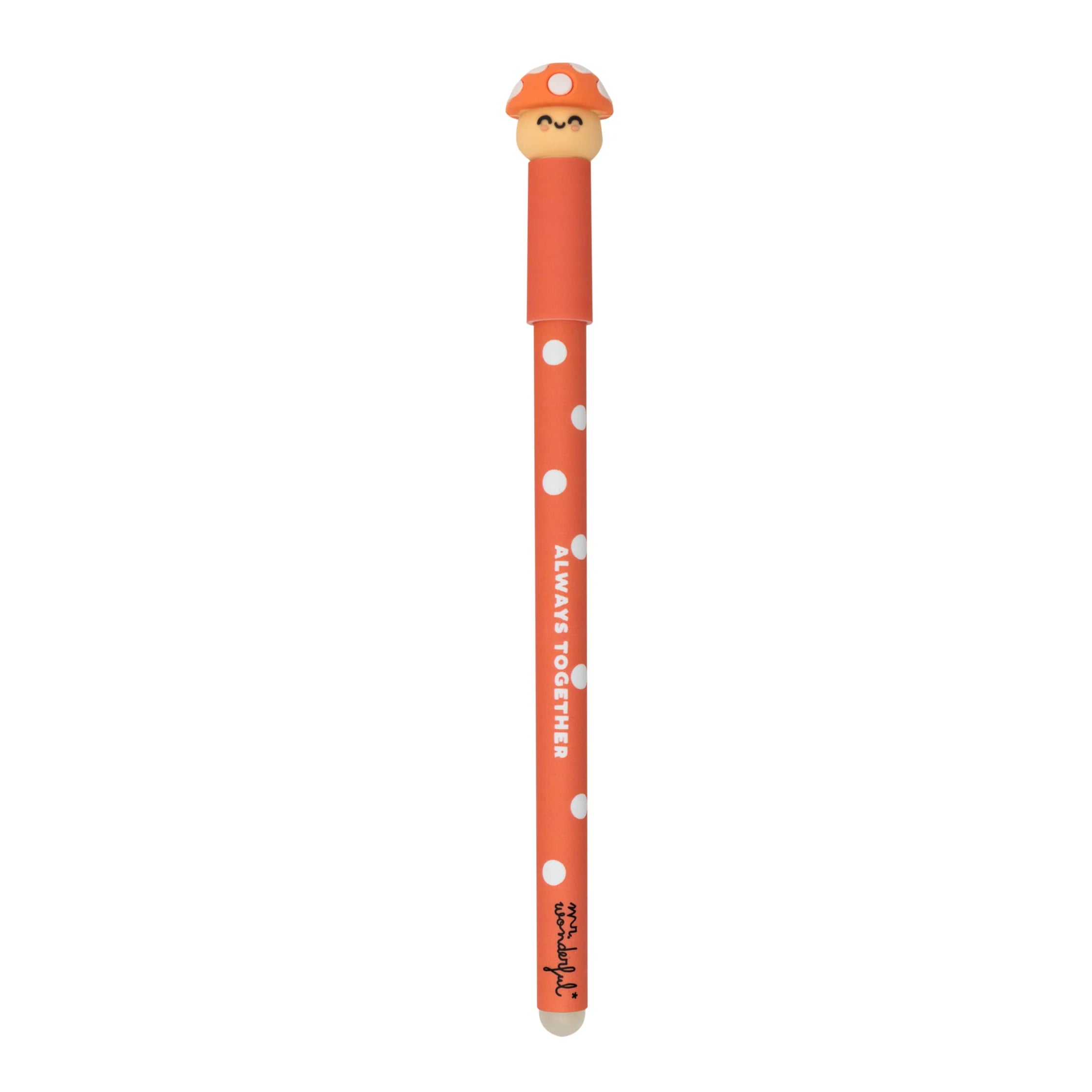 Erasable Pen With Cap - Matilda The Mushroom