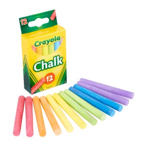 Crayola Chalk Multicolored 12's 510816