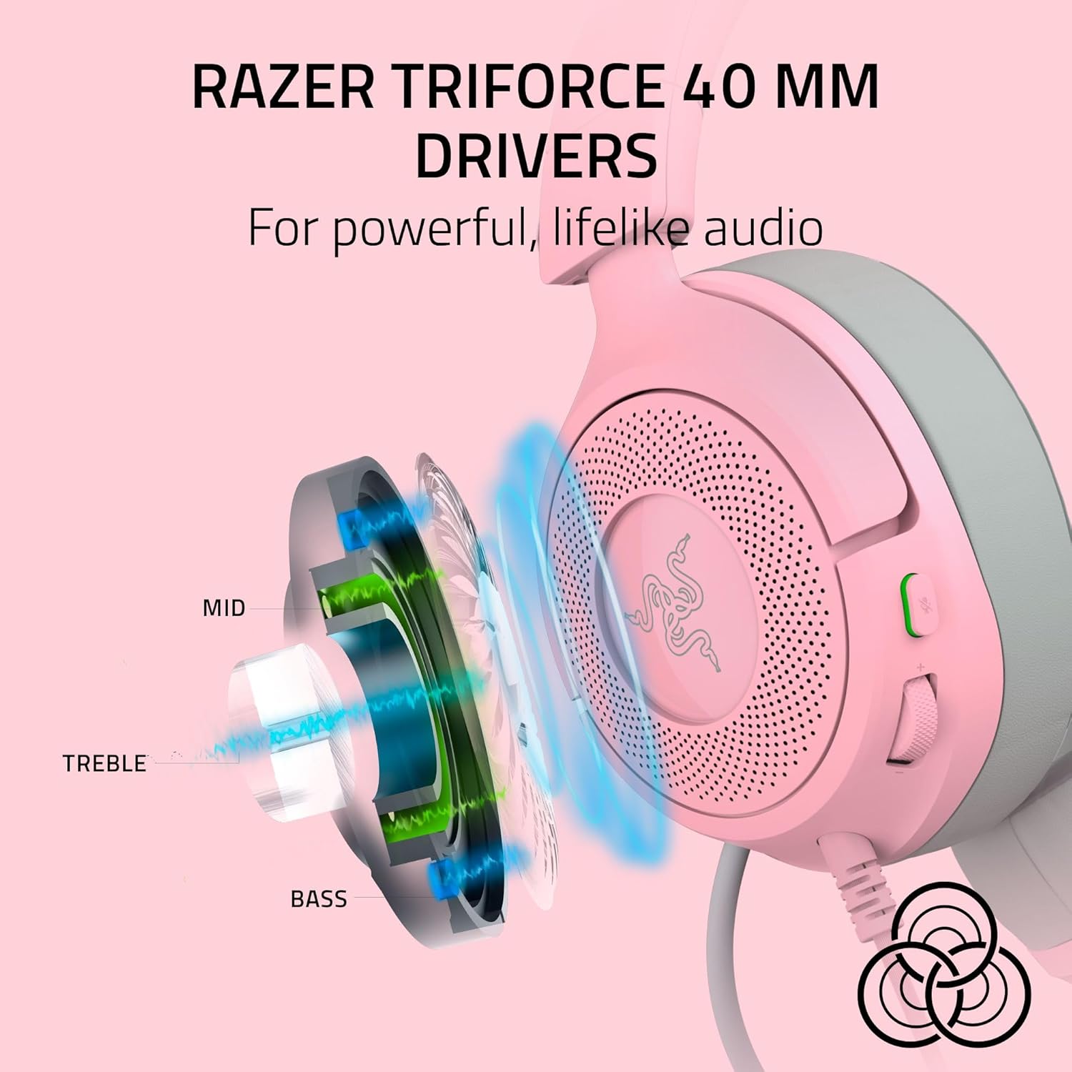  Razer Kraken Kitty V3 X Quartz
