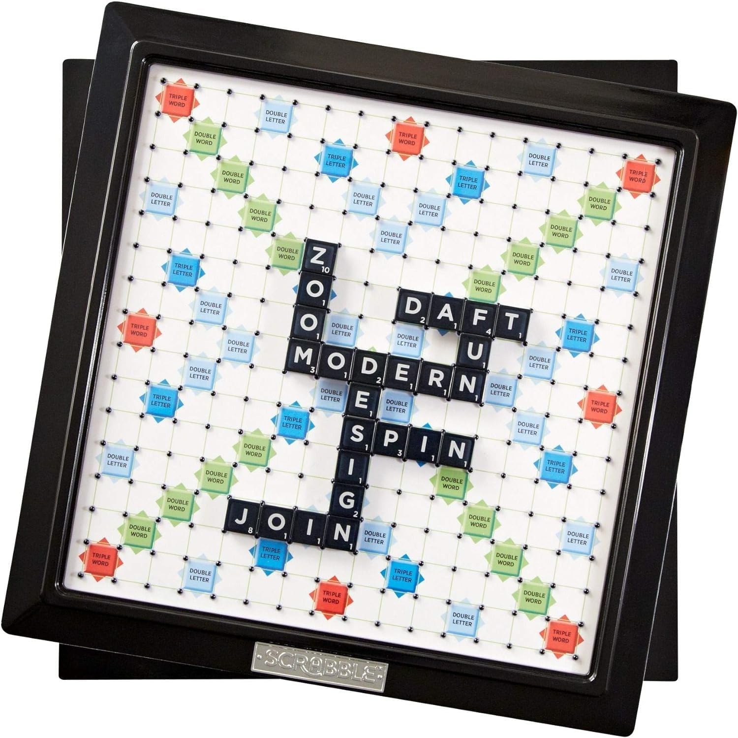 MATTEL SCRABBLE DELUXE UK BOARD GAME