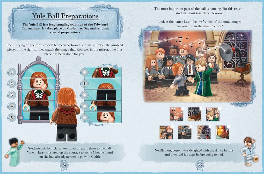 LEGO® Harry Potter™: Magical Year at Hogwarts (with 70 LEGO bricks, 3 minifigures, fold-out play scene and fun fact book) - LEGO® Minifigure Activity (Hardback)