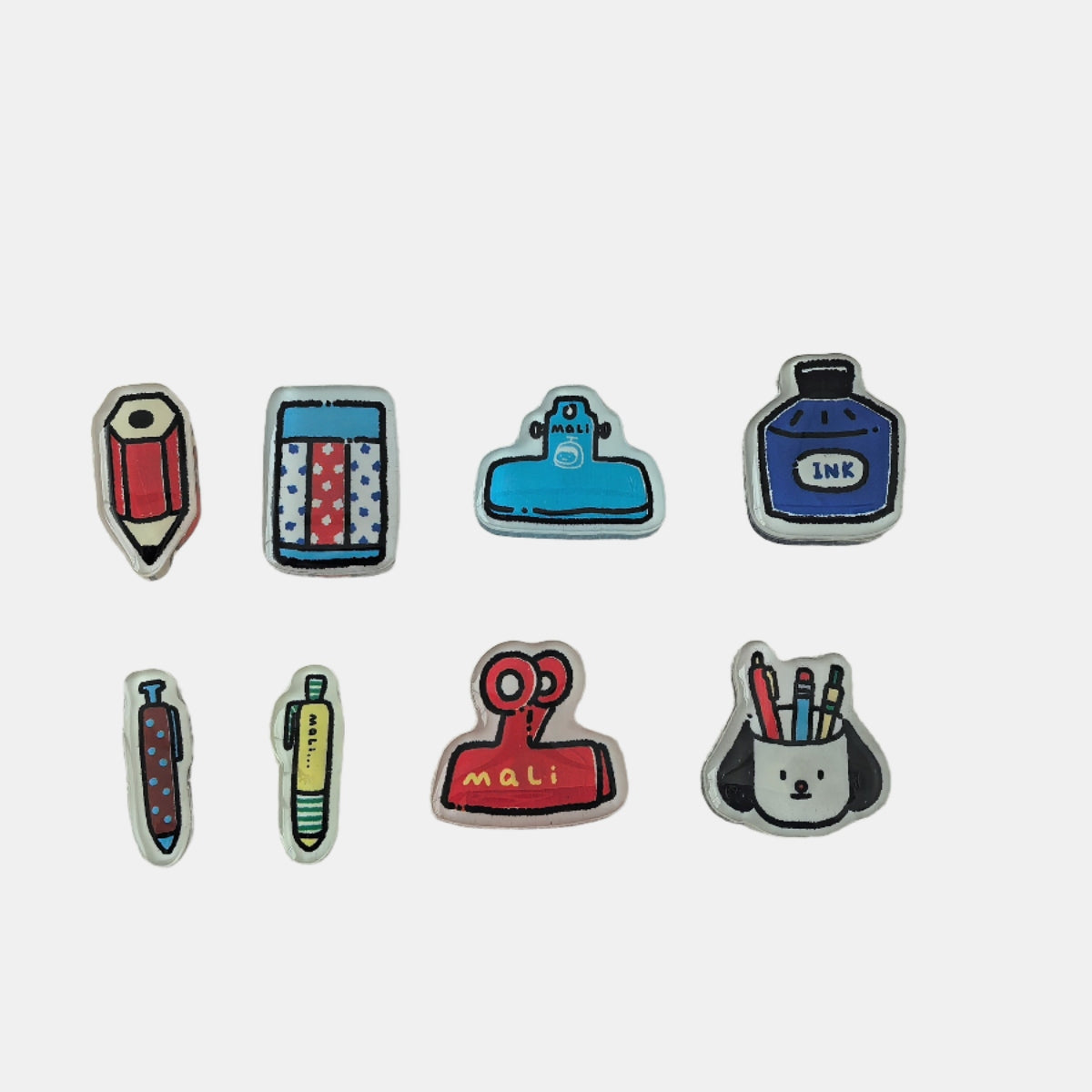 Mini Magnet 8'S Set - Stationery