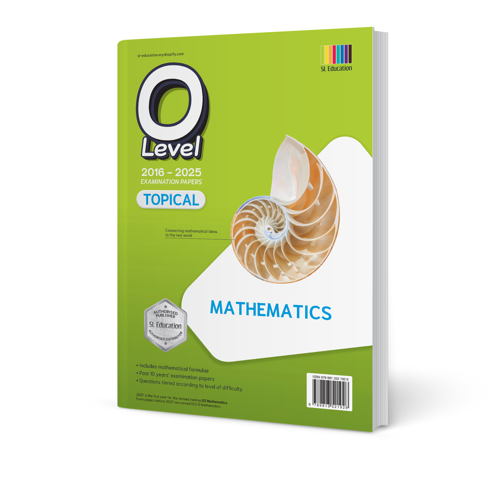TYS O Level (G3) Mathematics Topical QNS + ANS 2016-2025