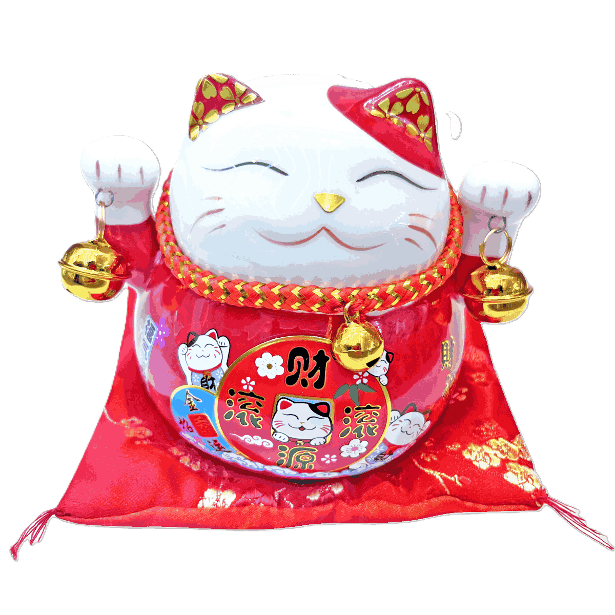 LUCKY CAT 财源滚滚 RED 14CM 170397