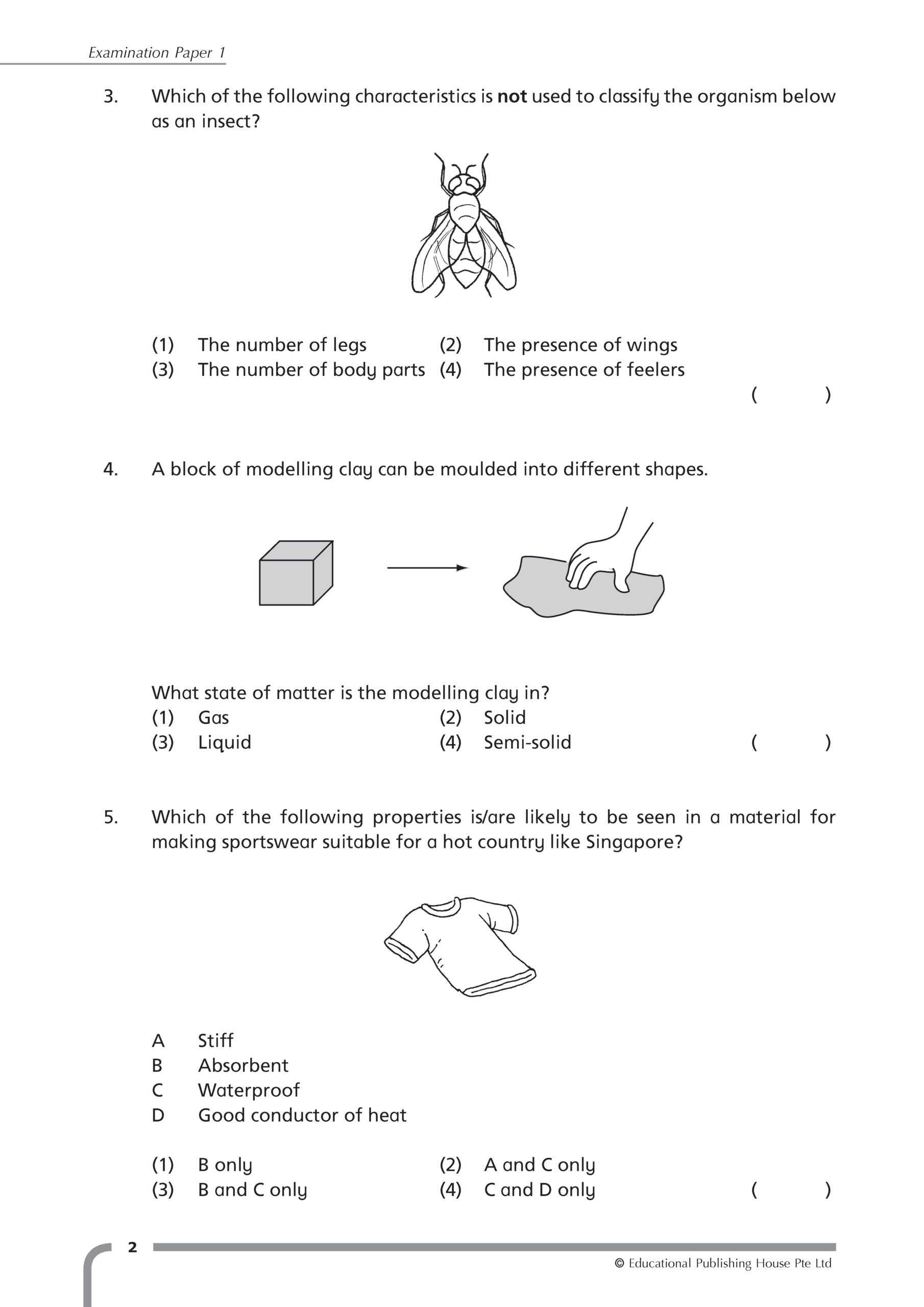 Primary 6 Top Science Examination Papers