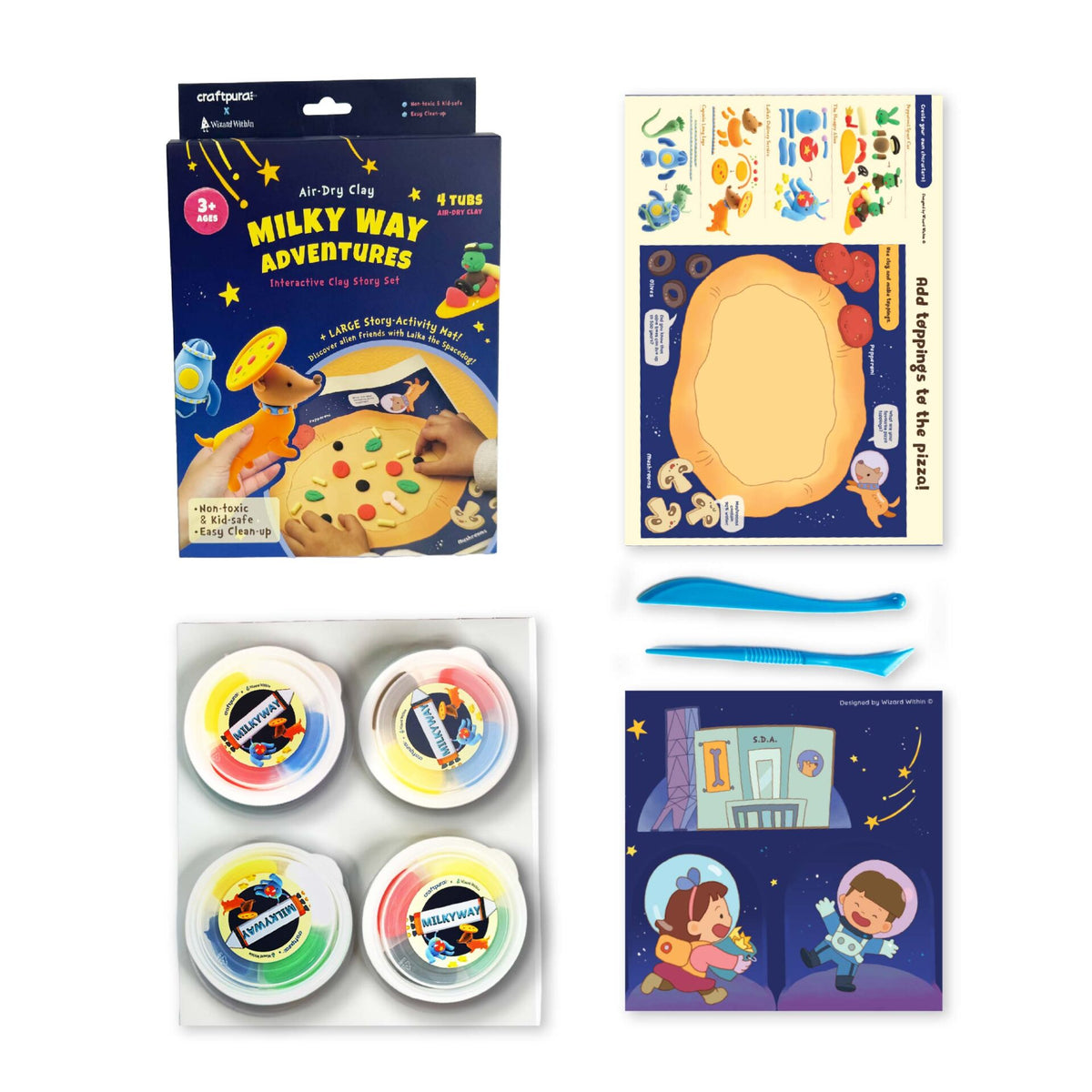 Craftpura Clay Kit Milky Way Adventures