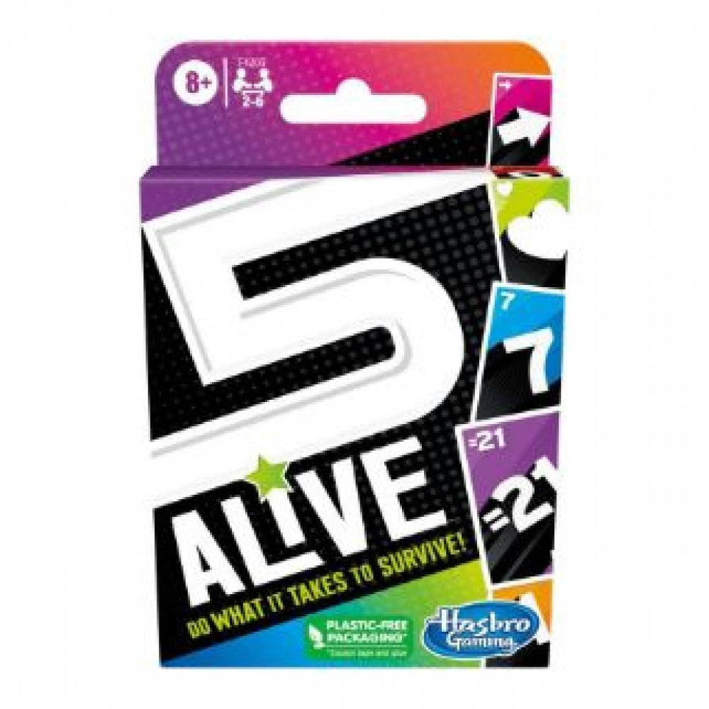 HASBRO FIVE ALIVE CARD GAME             