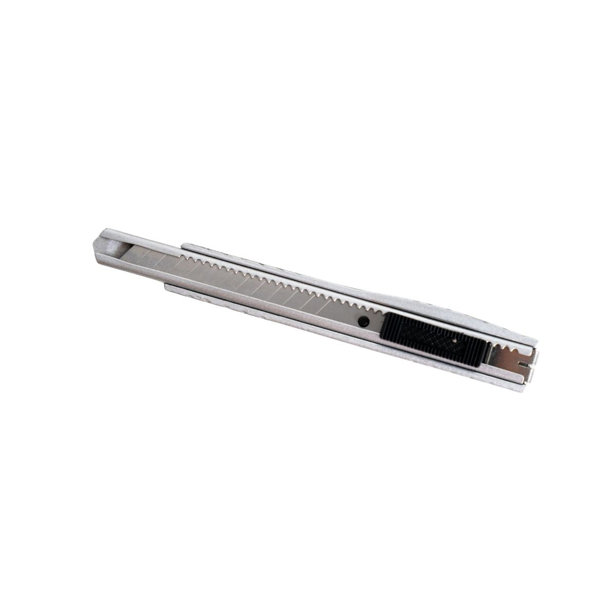 Pop Bazic Utility Cutter Knife Silver with Black Lock 232bc