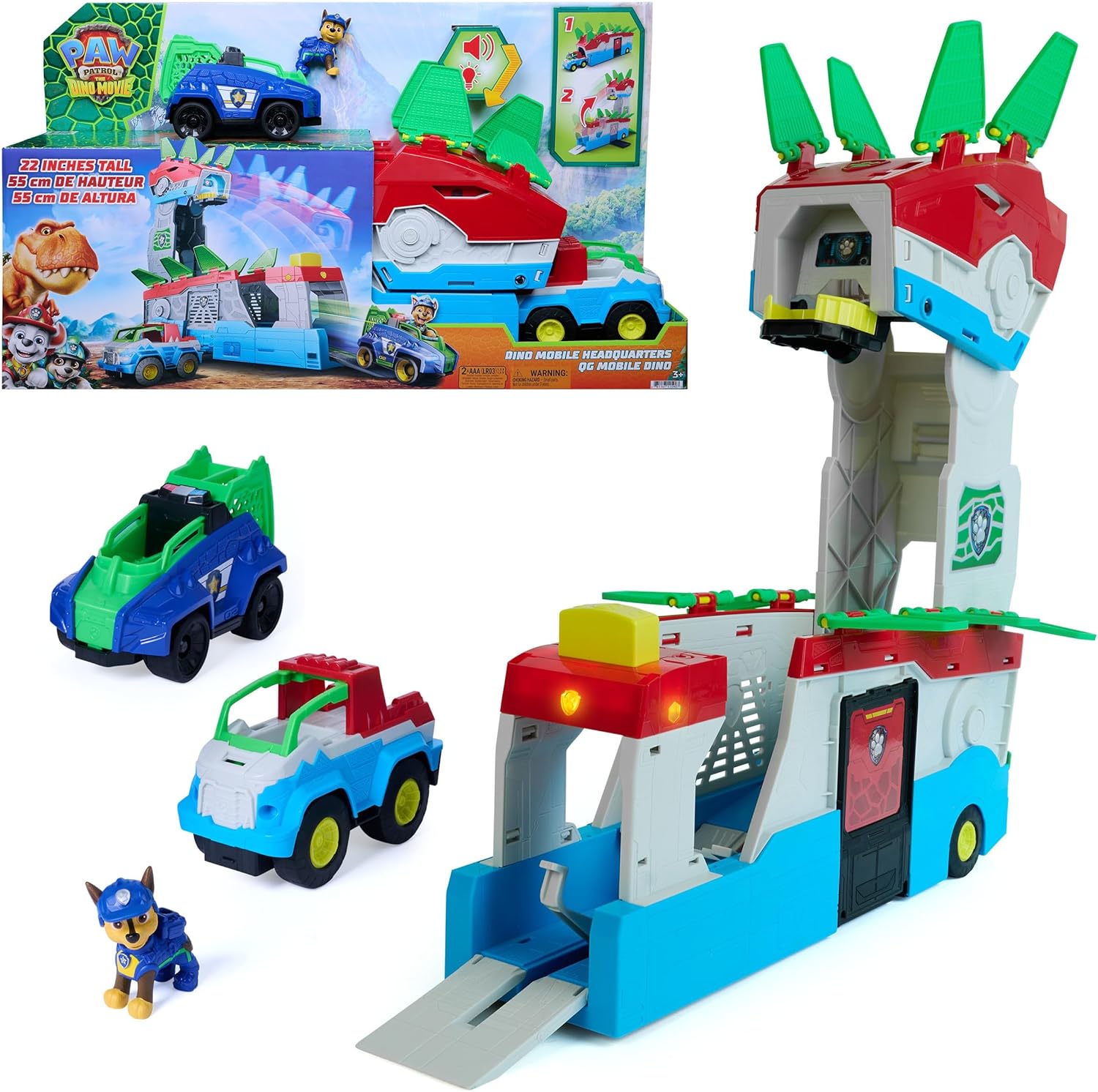 PAW PATROL THE DINO MOVIE DINO MOBILE HEADQUARTERS