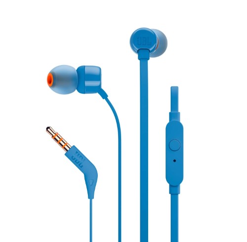 JBL Tune T110 Wired 3.5mm in-Ear Headphone - Blue