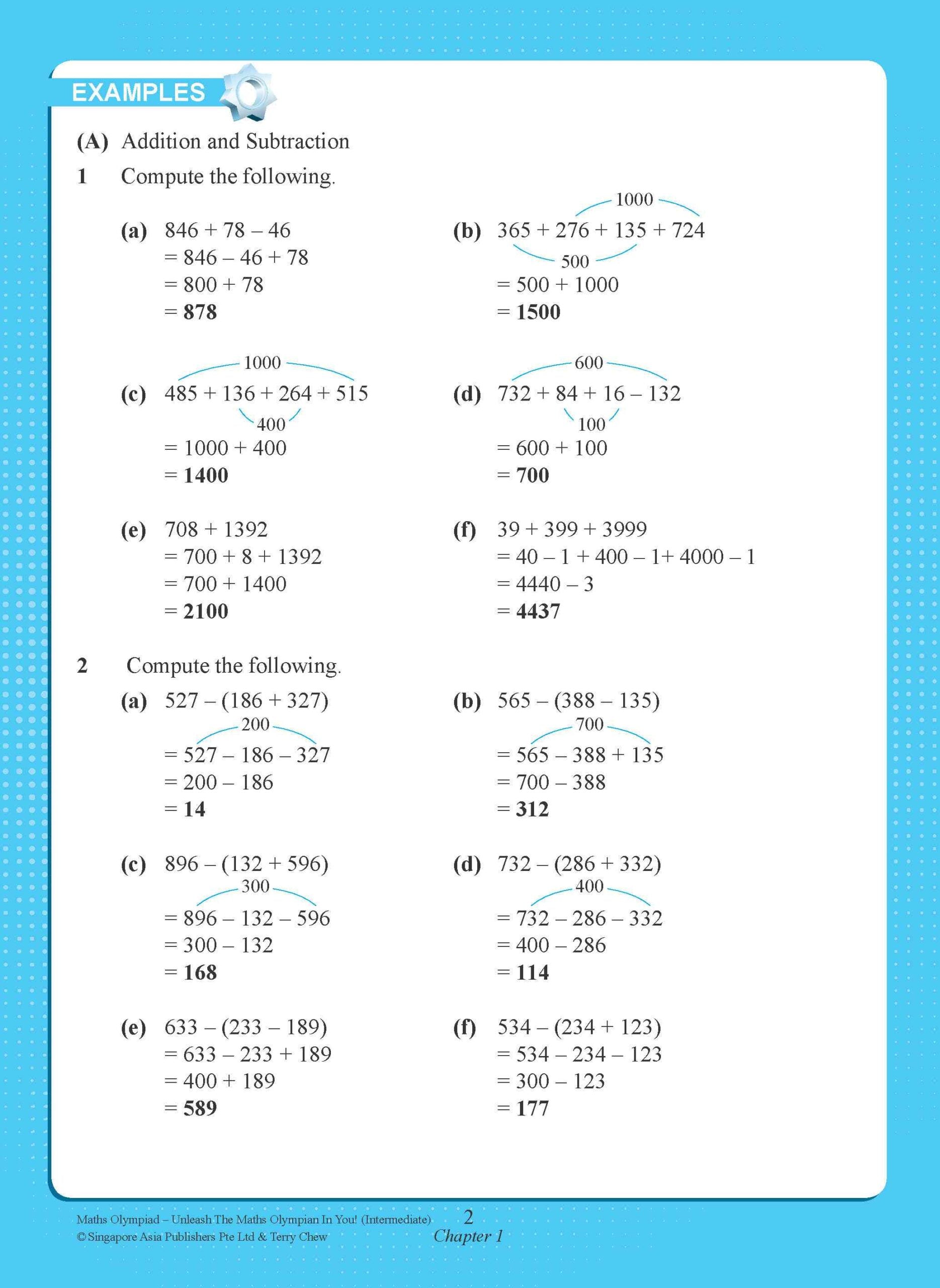 Maths Olympiad Intermediate (Primary 4&5, suitable for 10-12 years old)
