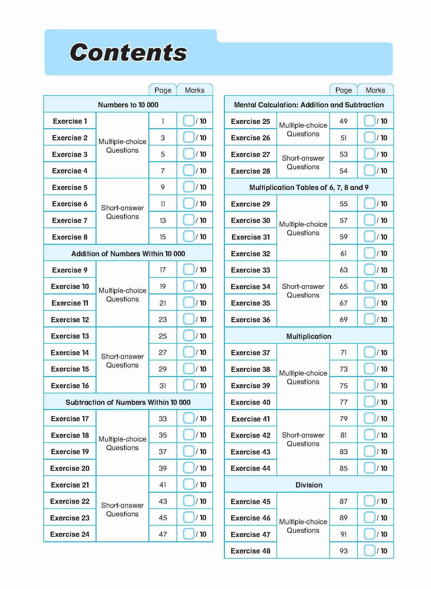 Primary 3 Conquer Mathematics The 4 Operations . Fractions Workbook 3 - 3rd Edition 