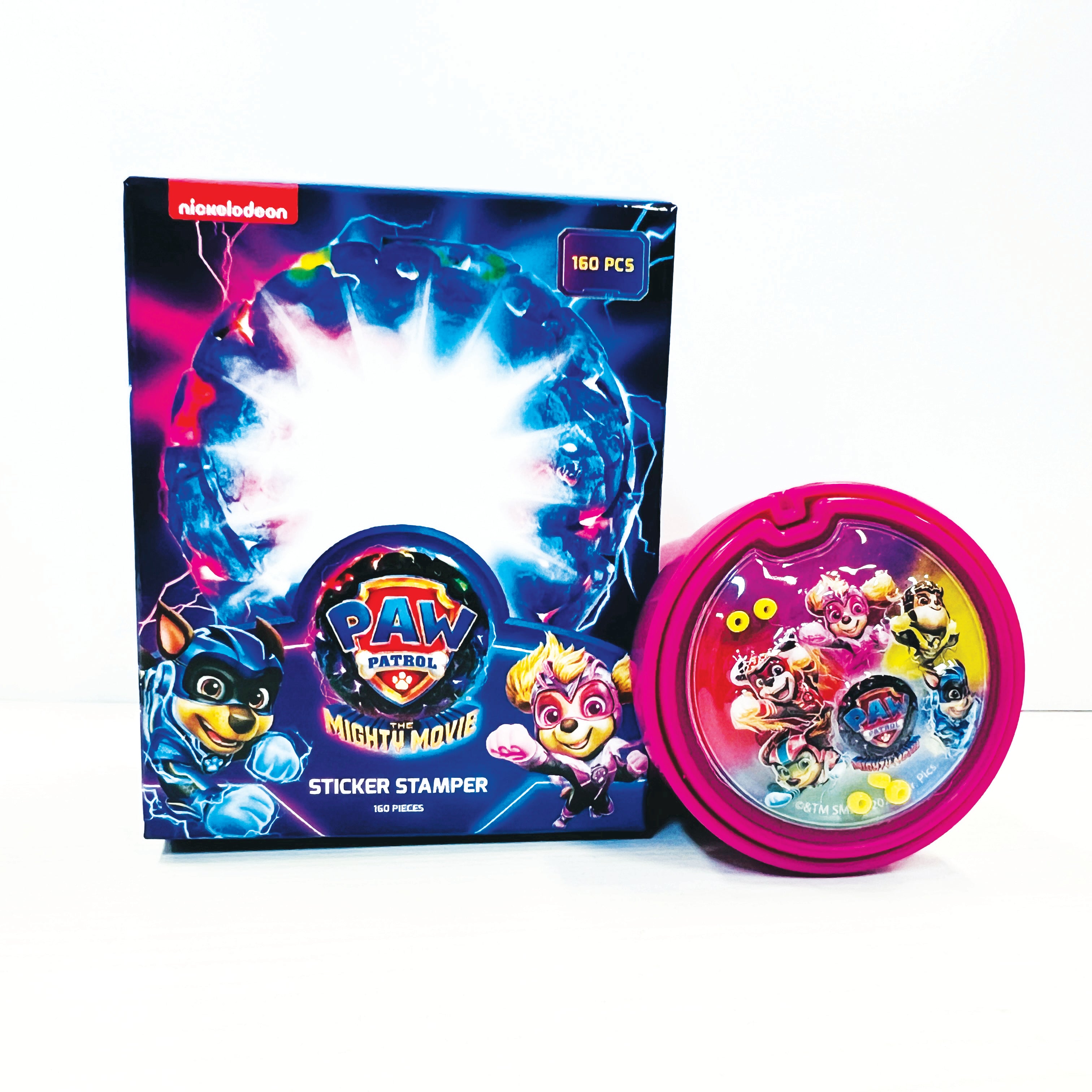 PAW PATROL STICKERS STAMPER PINK