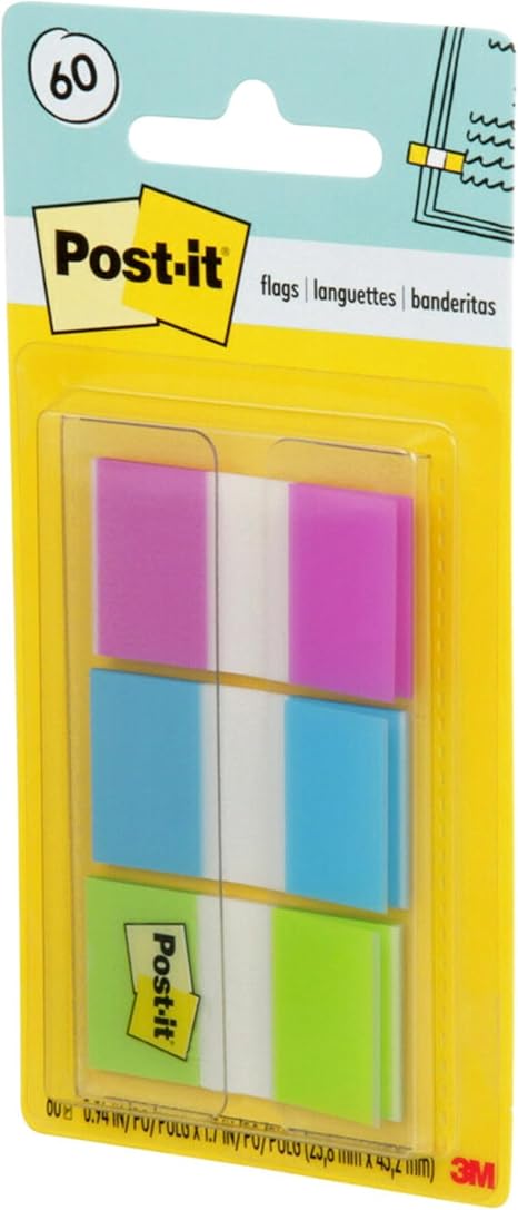 Post-it® 680-pbg Flags, 0.94" X 1.7"