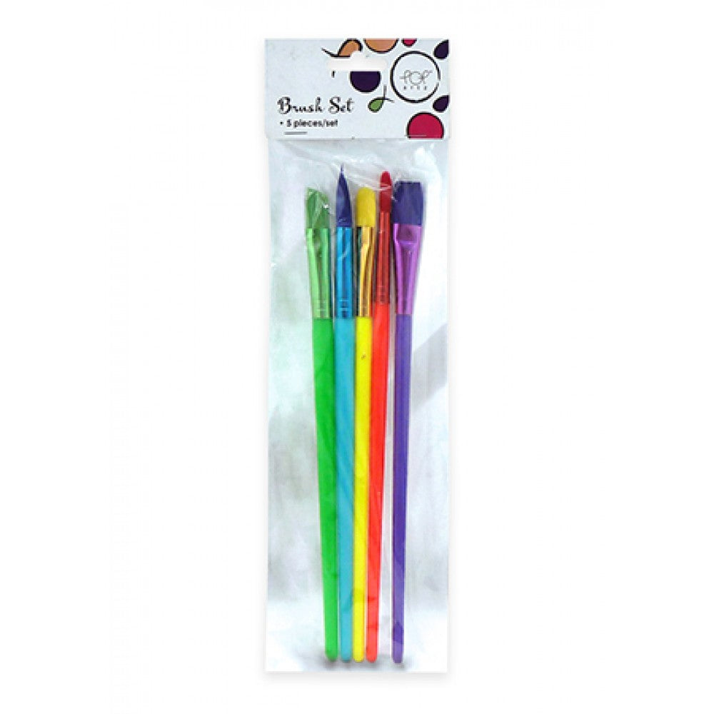 POP Artz Nylon Brush Set 5's