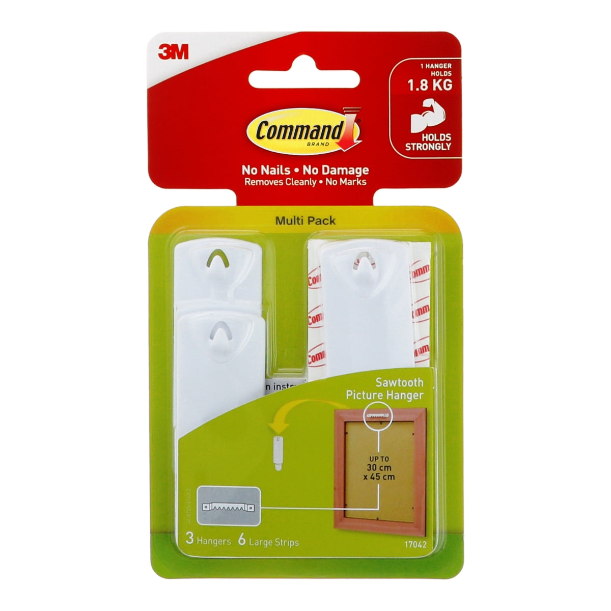 Command™ 17042vp Sawtooth Picture Hangers Value Pack