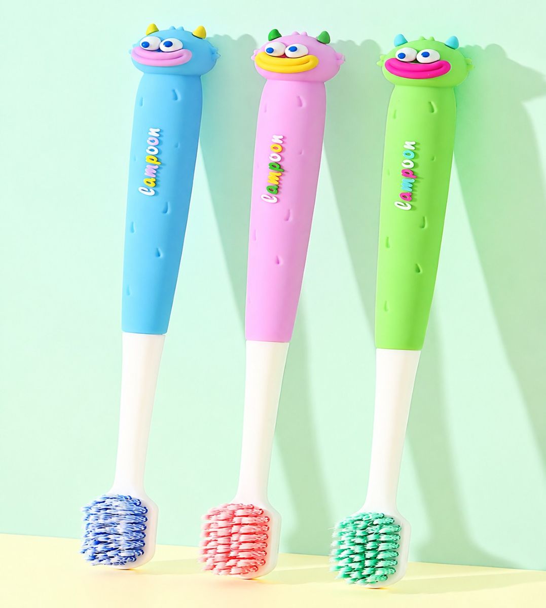 Campoon Character Toothbrush - 3 Assorted Colour 