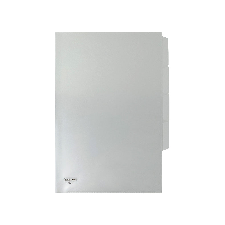 Centre L-shaped Folder With Index A4
