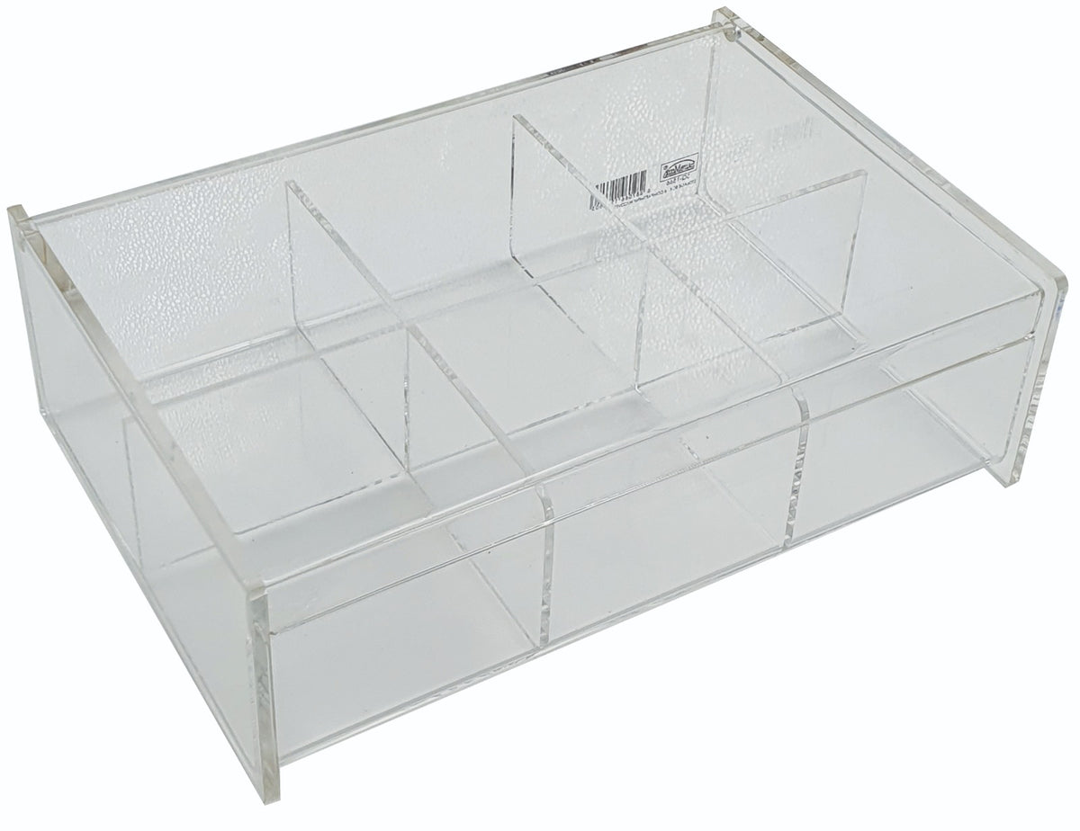 Storage Box 6 Compartments with Cover