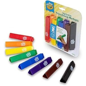 Crayola Mfc Washable Tripod Grip Markers 8's 811386
