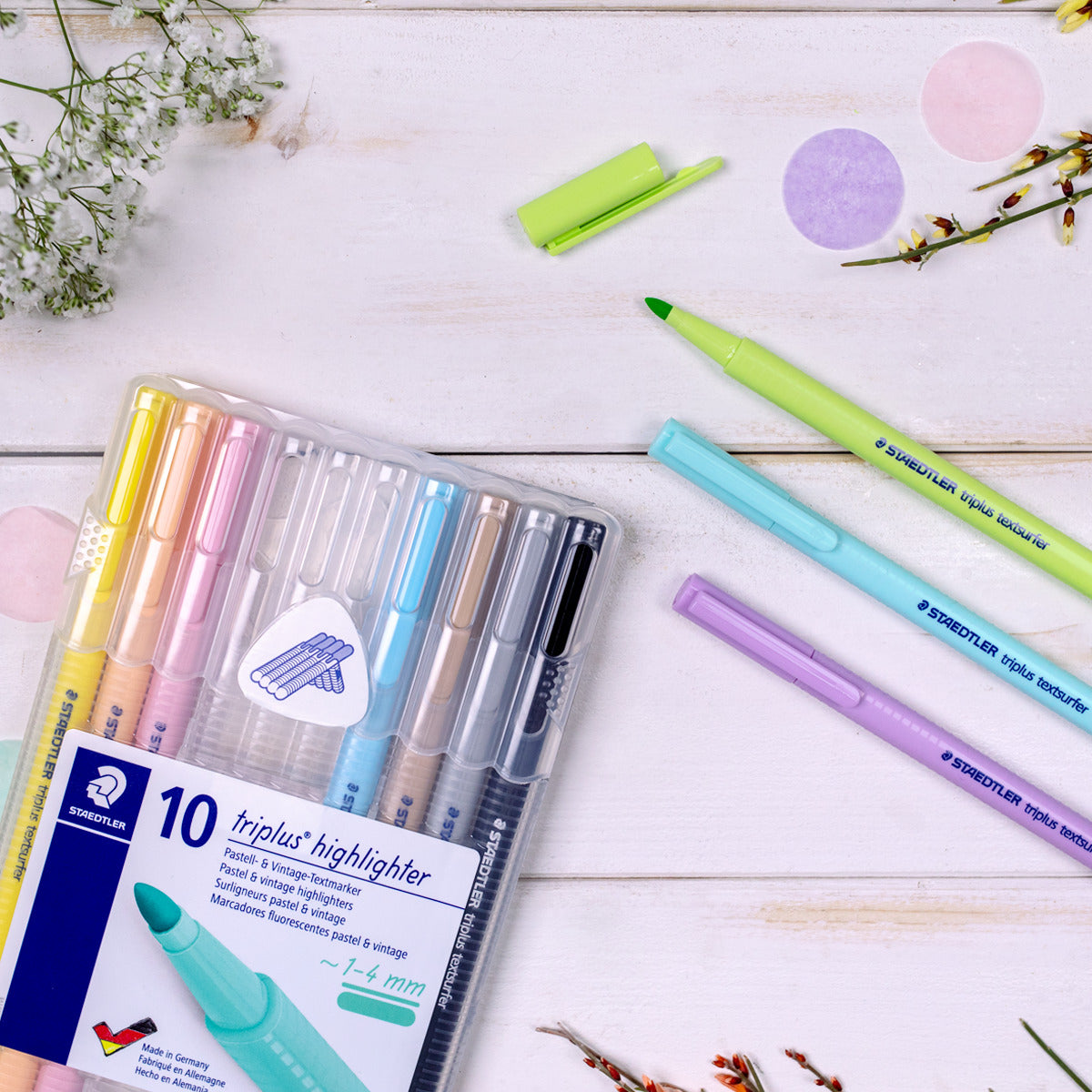 STAEDTLER HIGHLIGHTER TRI TEXTSURF 10PCS