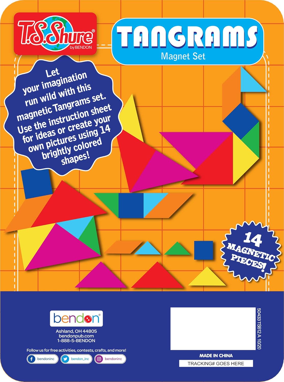 BENDON TANGRAMS MAGNET SET