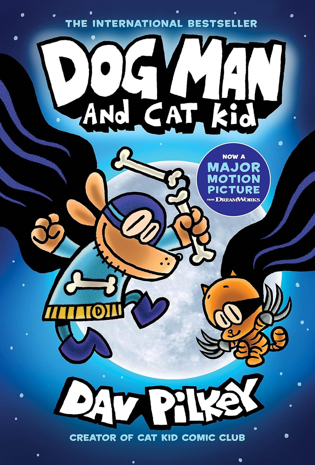 Dog Man 4 - Dog Man & Cat Kid (Paperback)