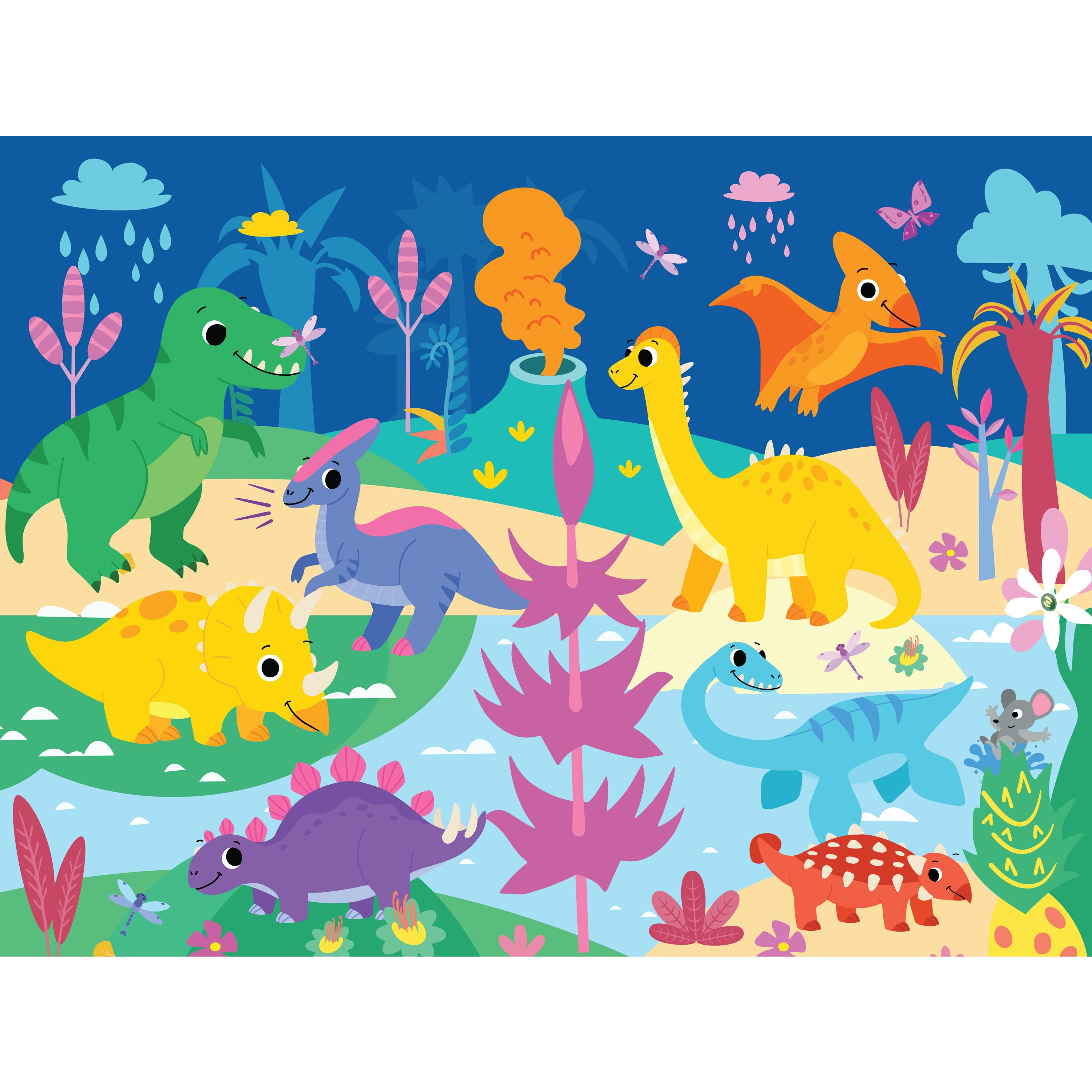 JR JIGSAW CARRY N PLAY PUZZLE ROARSOME DINOSAURS
