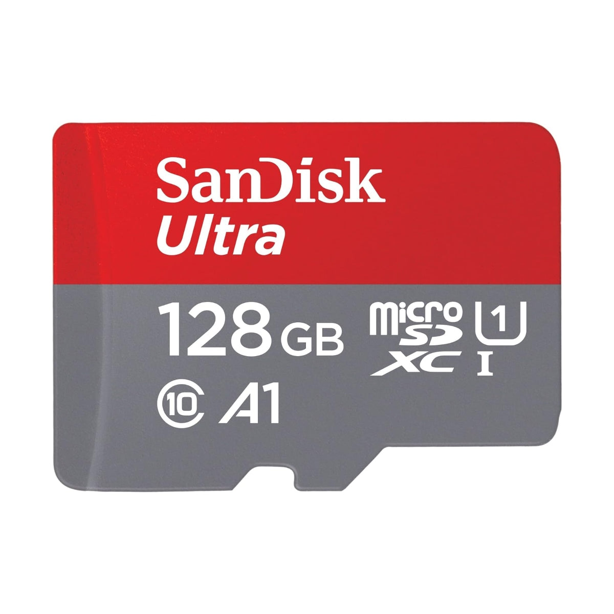 SanDisk Ultra microSDXC, SQUAB128GB, A1, C10, U1, UHS-I, 140MB/s R, 4x6, 10Y