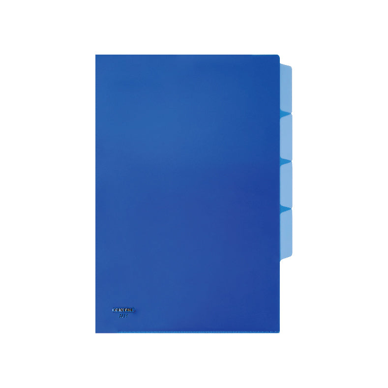 Centre L-shaped Folder With Index A4