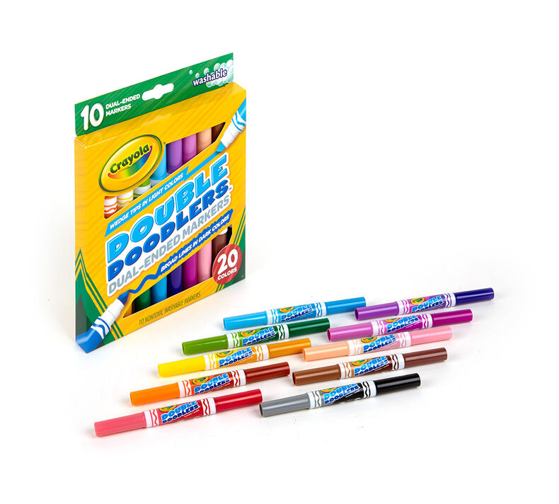Crayola Washable Double Doodlers 10's 588310