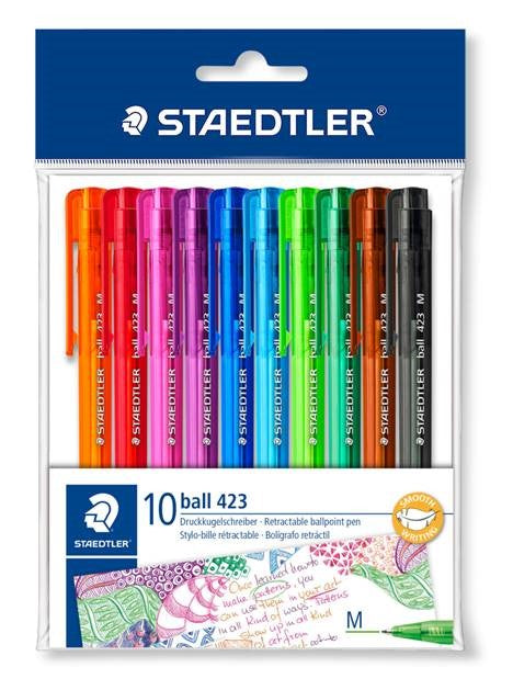 STAEDTLER BALLPOINT PEN 10PCS 423 35MPB1