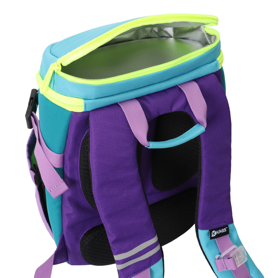 KAGS DUSTIN MINI ERGONOMIC SCHOOL BACKPACK COLOR BLOCK